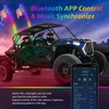 Ehaho 1 Pack 4FT Whip Lights,LED Whip Light with App