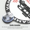 Ancable Camper Van Alarm Stickers with Suction Cup - Set