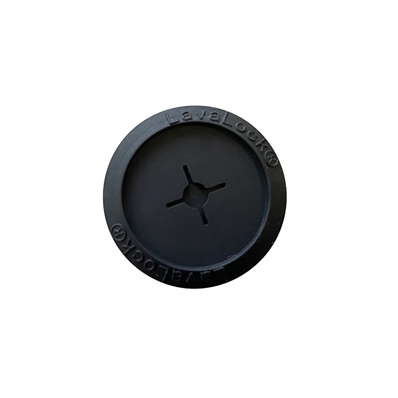 LavaLock® Black Temp Probe Grommet - BBQ Smoker Thermo Probe