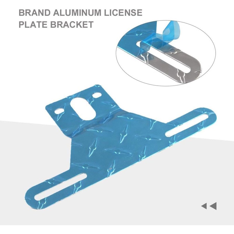 Trailer License Plate Holder Aluminum Heavy-Duty Bracket Holder Trailer License