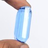GEMHUB Men's Blue Topaz Gem 94.30 Ct Emerald Shaped Loose
