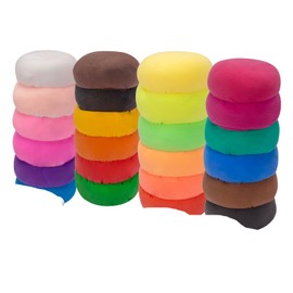 24 Color Air Dry Modeling Clay, DIY Molding Clay with Tools, Toy Gifts for Kids