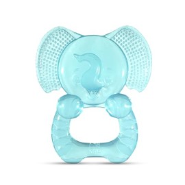RAZBABY Mordedor RaZbaby Elfy-Yummy: Juguete para aliviar las molestias de la dentición - Diseño de elefante, silicona de grado médico con cerdas ultrasuaves para calmar las molestias de la dentición.
