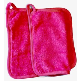 2 Pack Microfiber Makeup Remover Face Cloths Plus 2 Pack Silicone Makeup Sponge Silicon Beauty Blender Puff