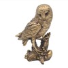The Leonardo Collection LP48785 Reflections Bronzed Owl Ornament, 7", Boxed