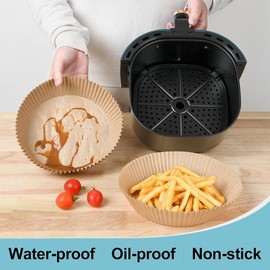 Air fryer disposable paper liner Parchment Paper 200 PCS Non-Stick Levv1 Air fryer disposable paper liner Bakeware Utensils - QTY:: 100 PIECES