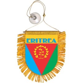 Eritrea Car Auto Mini Banners - 3 Pieces
