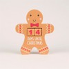 GINGERBREAD MAN ADVENT CALENDAR CHRISTMAS COUNTDOWN BLOCK