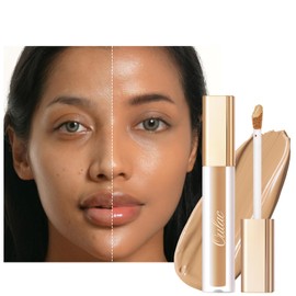Oulac Hydrating Concealer Makeup | Medium coverage concealer for dark circles | Makeup concealer that nourishes the skin, Golden Tan concealer vegan 3.8ml