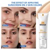 YFKEJI Tinted Sunscreen For Face,Against UVA and UVB Rays, No