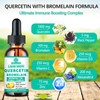 WellVeraVida WellVeraVida 2 Pack Quercetin with Bromelain Liquid Drops, 4X