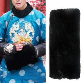 Winter Warm Plush Hand Muff for Adult Women Faux Furs Hand Muffs for Outdoor Activity Indoor Office Arm Warmer Accessory Office Arm Warmer