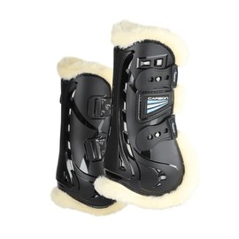 Shires Arma Carbon SupaFleece Tendon Boots (Black, Full)