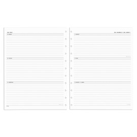 2026 TUL® Discbound Weekly/Monthly Planner Refill Pages, Letter Size, January To December
