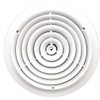 HBW 12" Round Ceiling Diffuser White Powder Coated with Outside