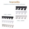Marcellis Premium Coat Hook, Stainless Steel, 6 Hooks, Wall Hook