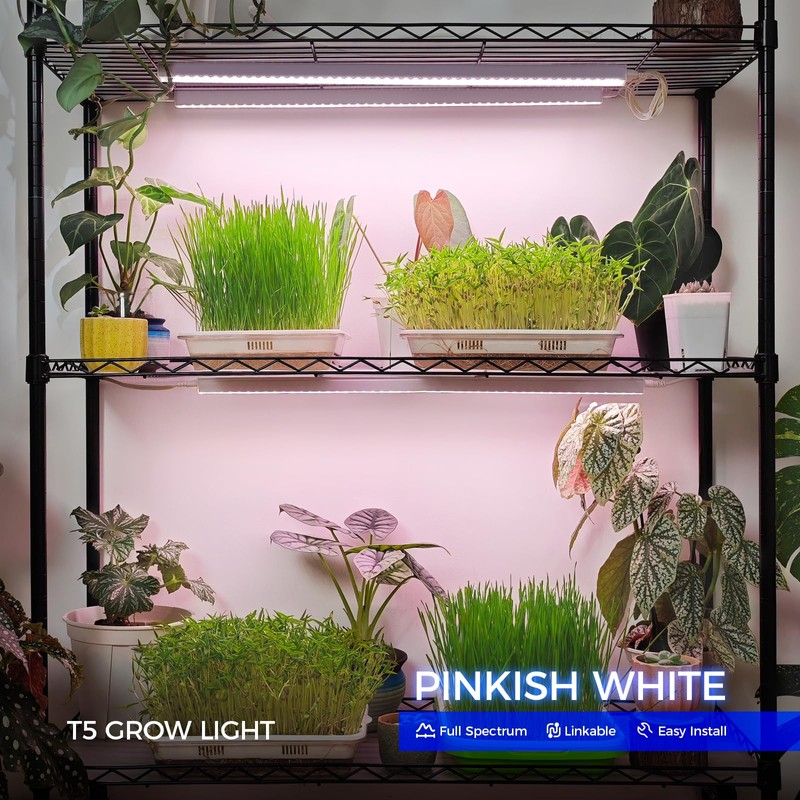 Barrina Grow Lights for Indoor Plants, Full Spectrum Sunlight, 2ft