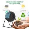 Multifunction Garden Tumbling Composter, Heavy-Duty Fast-Working Compost Bin with Easy-to-use