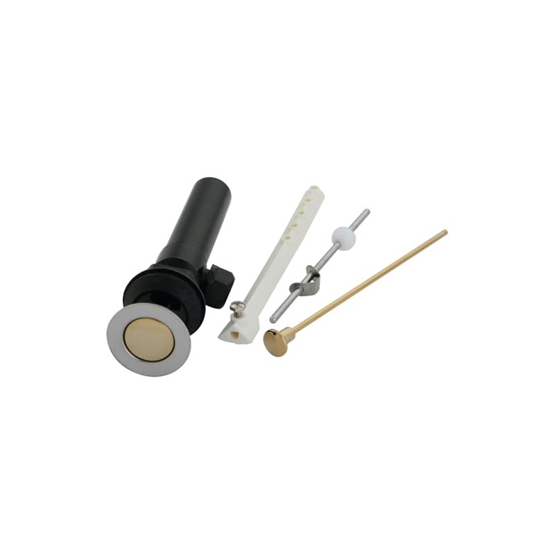 Kingston Brass KP1004 Bathroom Sink Drain, Polished Chrome/Polished Brass