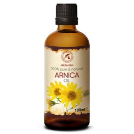 Arnica Oil 100 ml - Natural - Carrier Oil - Base Oil - Arnica Oil - Care for Face - Nails - Hands - Hair - Massage - Body Care