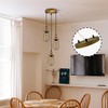 LEDSone 3 Point Ceiling Rose Pendant Cable Grip Clamp Plate