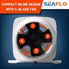 SEAFLO 3" In-Line Marine Bilge Air Blower - 12V, 130