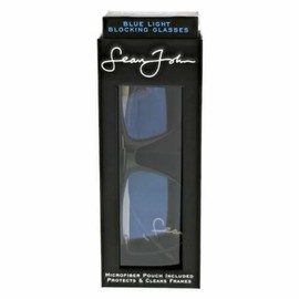 Sean John Blue Light Blocking Glasses, Style Kings, Black