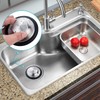 2PCS Kitchen Sink Stopper - Stainless Steel, Large Wide Rim