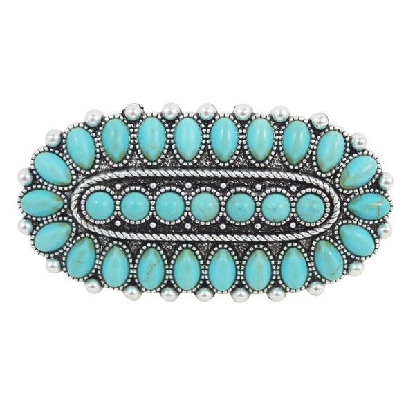 Skelapparel Boho Western Squash Blossom Statement Ring for Women –