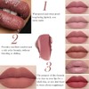 10Pcs Lápiz Labial Líquido con 2 Glitter Labial Set de