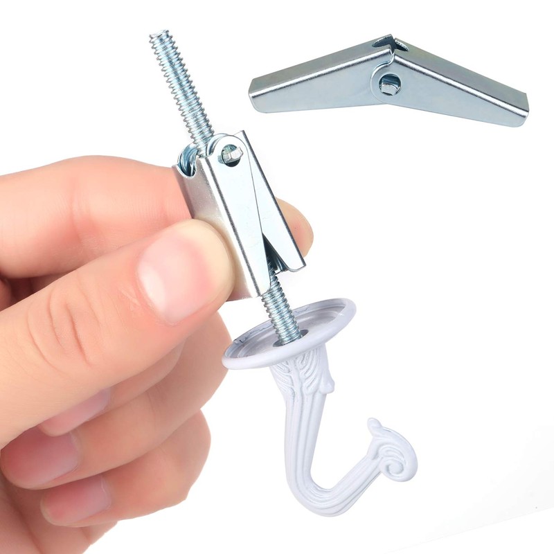 OOTSR 6 Sets Metal Ceiling Hooks, Heavy Duty Swag Ceiling