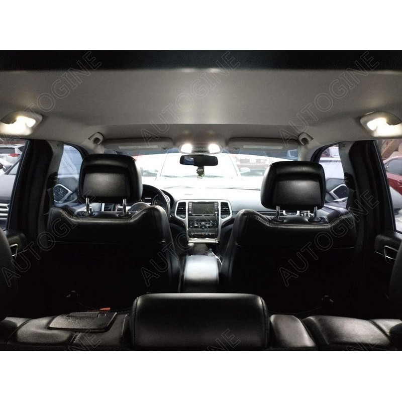 AUTOGINE 11 Piece CANBUS LED Interior Lights Kit for Jeep