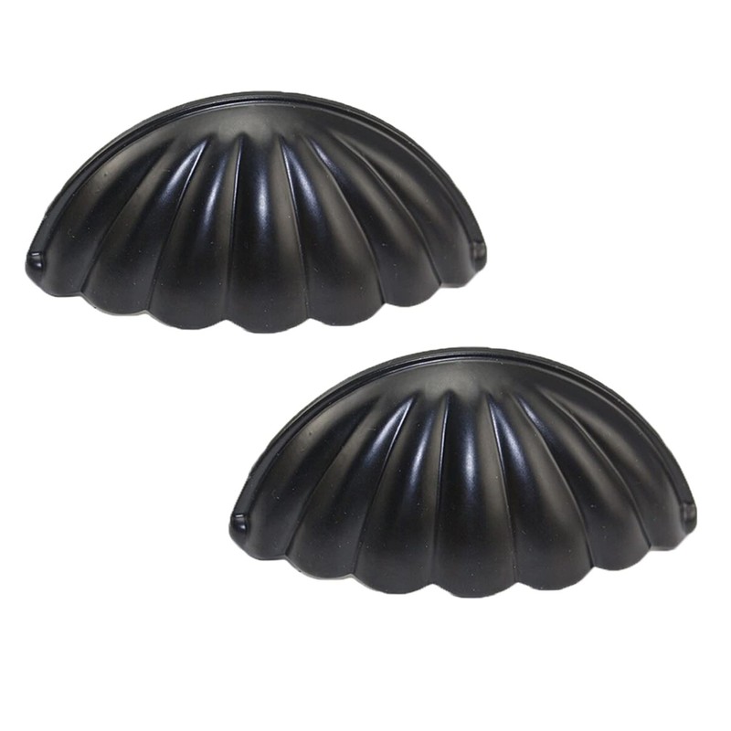 KanDery 10PCS Vintage Shell Cabinet Knobs, Retro Drawer Knobs, Chic