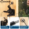 Self Locking Gate Latch with Spring Cable Pull for Wooden