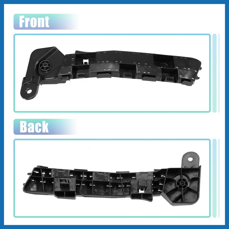 A ABSOPRO 1 Pair Left Right Side Car Front Bumper