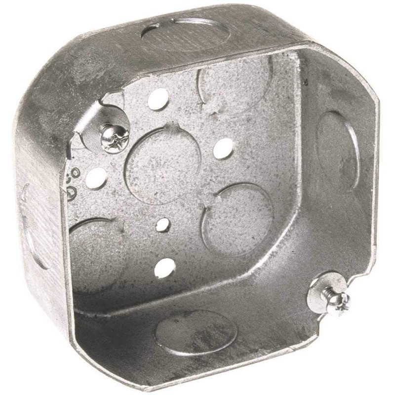 Hubbell Wiring 125 Hubbell Octagon Box 4 in Four 1/2