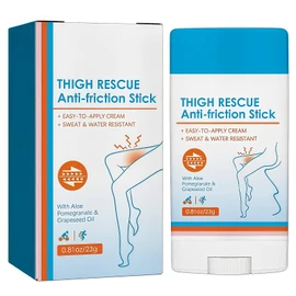 Anti Chafe Stick - Anti Friction Cream & Thigh Rescue Balm - Waterproof Chafing Stick for Running, Heel, Legs & Skin Protection - Unisex