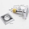 Backnets Brass Shower Body Jets with Adjustable Flow, Massage Spa