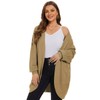 LARACE Long Cardigans for Women Plus Size Tops Open Front