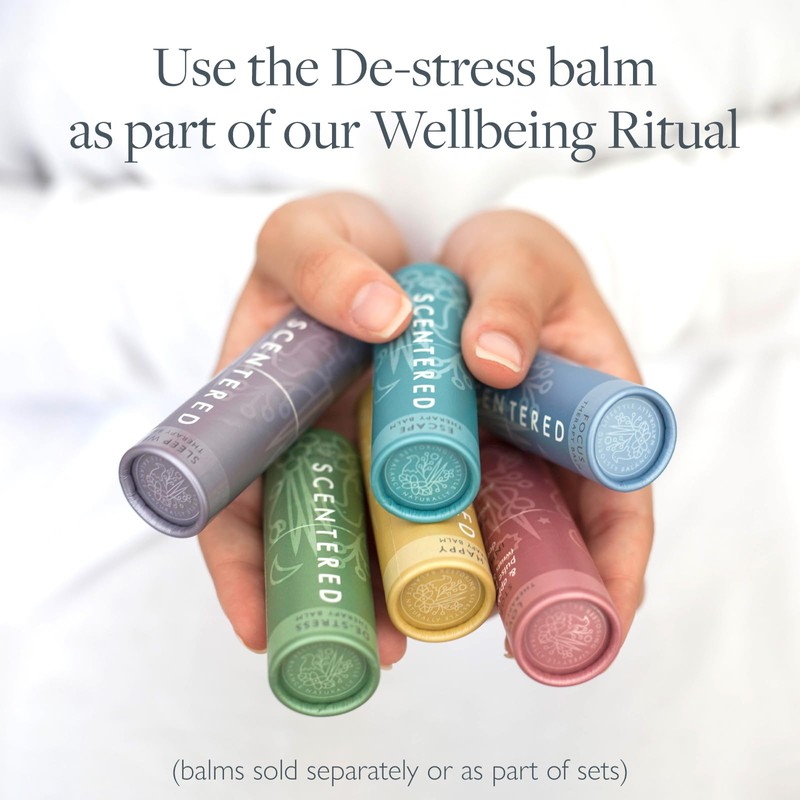 Scentered Aromatherapy Inhaler Balm Stick, DE-STRESS - Relaxing & Stress-Relieving