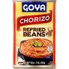 Goya Foods Refried Beans Chorizo, 16 Ounce (Pack of 12)