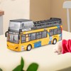 F Fityle Double Decker Bus Toy Pull Back Collectibles Model
