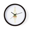 CafePress Macrame Plant 10" Wall Clock for Livingroom, Kitchen, or