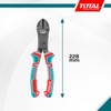 TOTAL - Reinforced Diagonal Cutting Pliers - 228mm - for