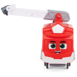 Mighty Express Push-and-Go Train Red Savior - Hand-Operated Train to the Popular TV Series, from 3 Years