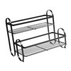 Metal Desktop Storage Rack 2 Tier Prevent Slip Multifunction Metal