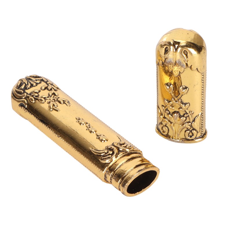 Vintage Needle Case Engraved Stereoscopic Pattern Stylish Sewing Needles Storage