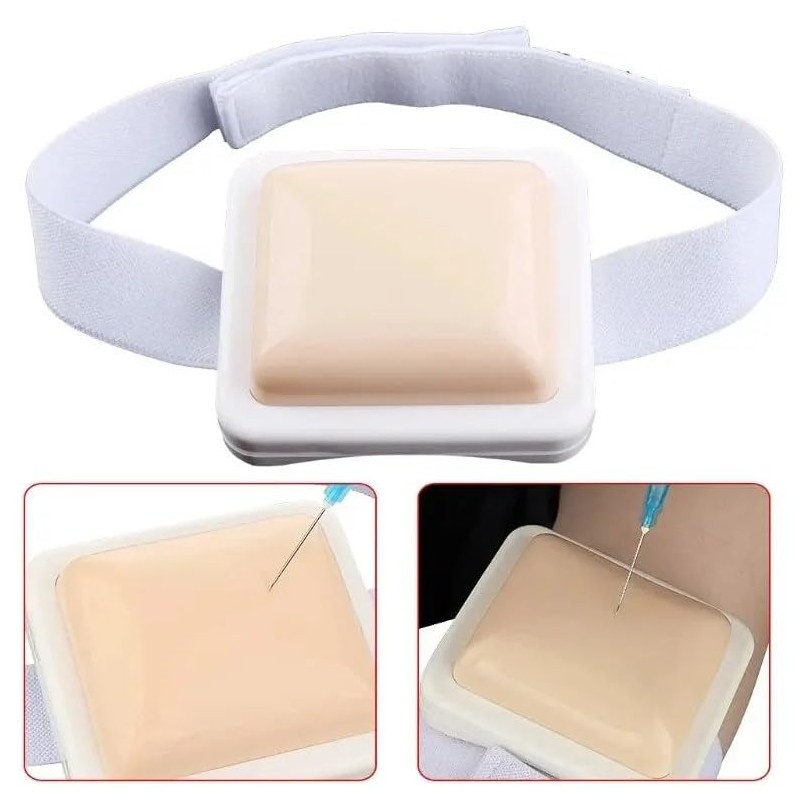 Injection Training Pad, Simulation Human Skin Injection Model, Intramuscular Injection