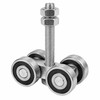 4-Wheel Sliding Door Roller for Wardrobes – Ceiling Track Trolley