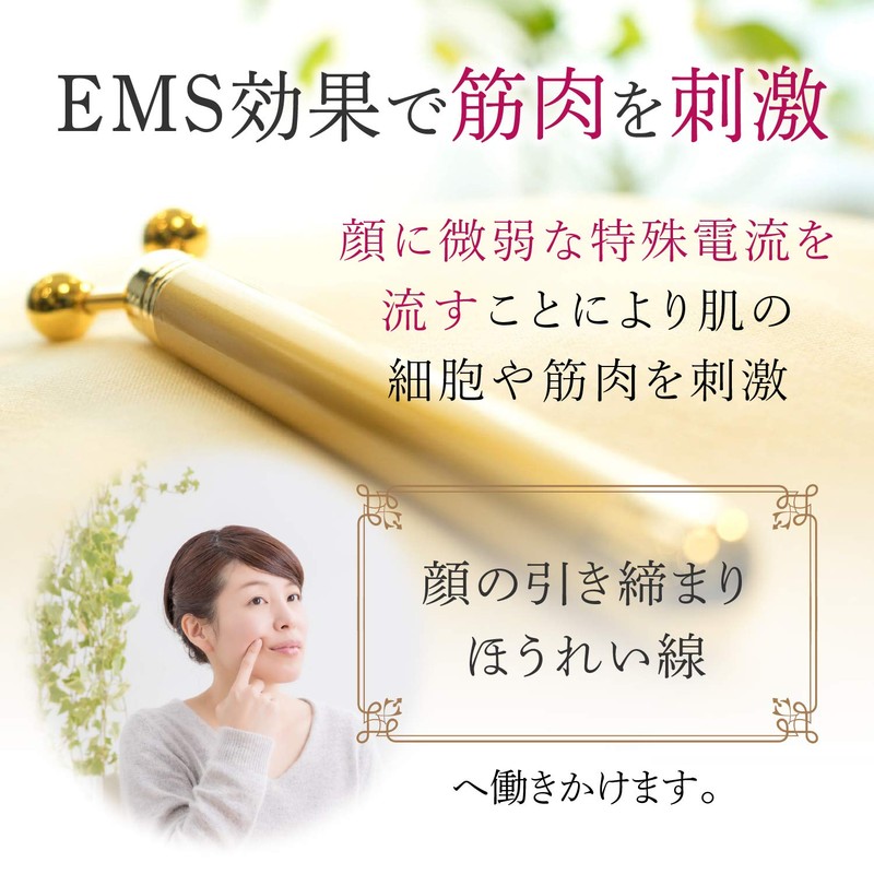 WQC 24K BEAUTRE(ビュートレ) EMS 電動美顔器 防水 約130g